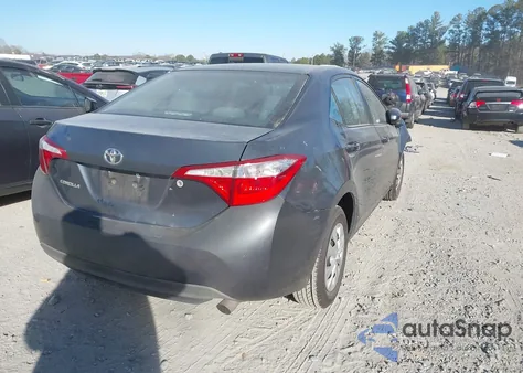 2016 Toyota Corolla L from USA, damaged, VIN 5YFBURHE6GP462533